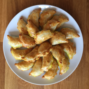 Curry Puffs with Sweet Potatoes