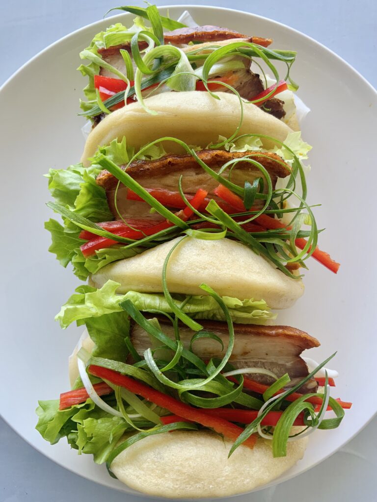 Roasted Pork Belly Bao Buns